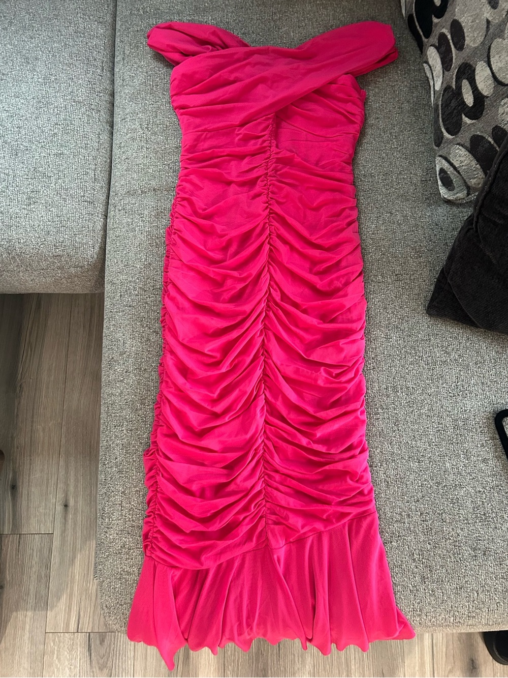 Hello Molly Ruched Strapless Dress
